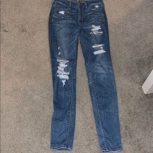 American Eagle Ripped Skinny Jeans